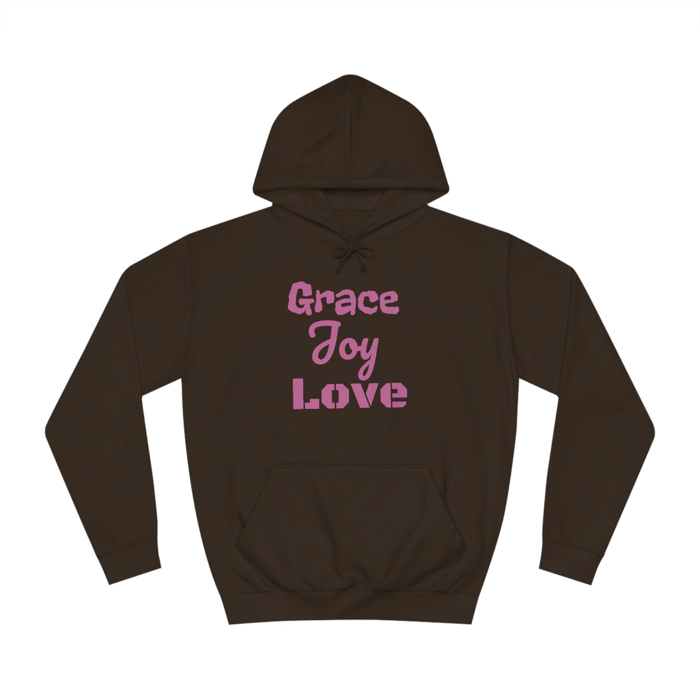 Grace Joy Love Unisex College Hoodie