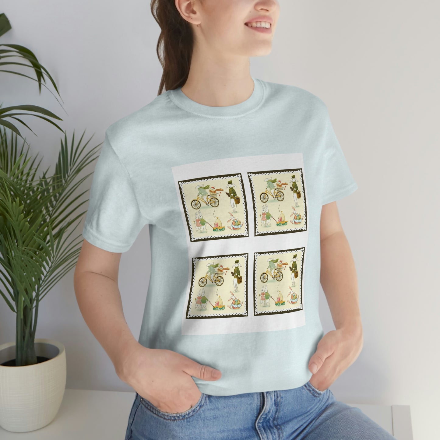 Easter Bunny Unisex Jersey Short Sleeve Tee