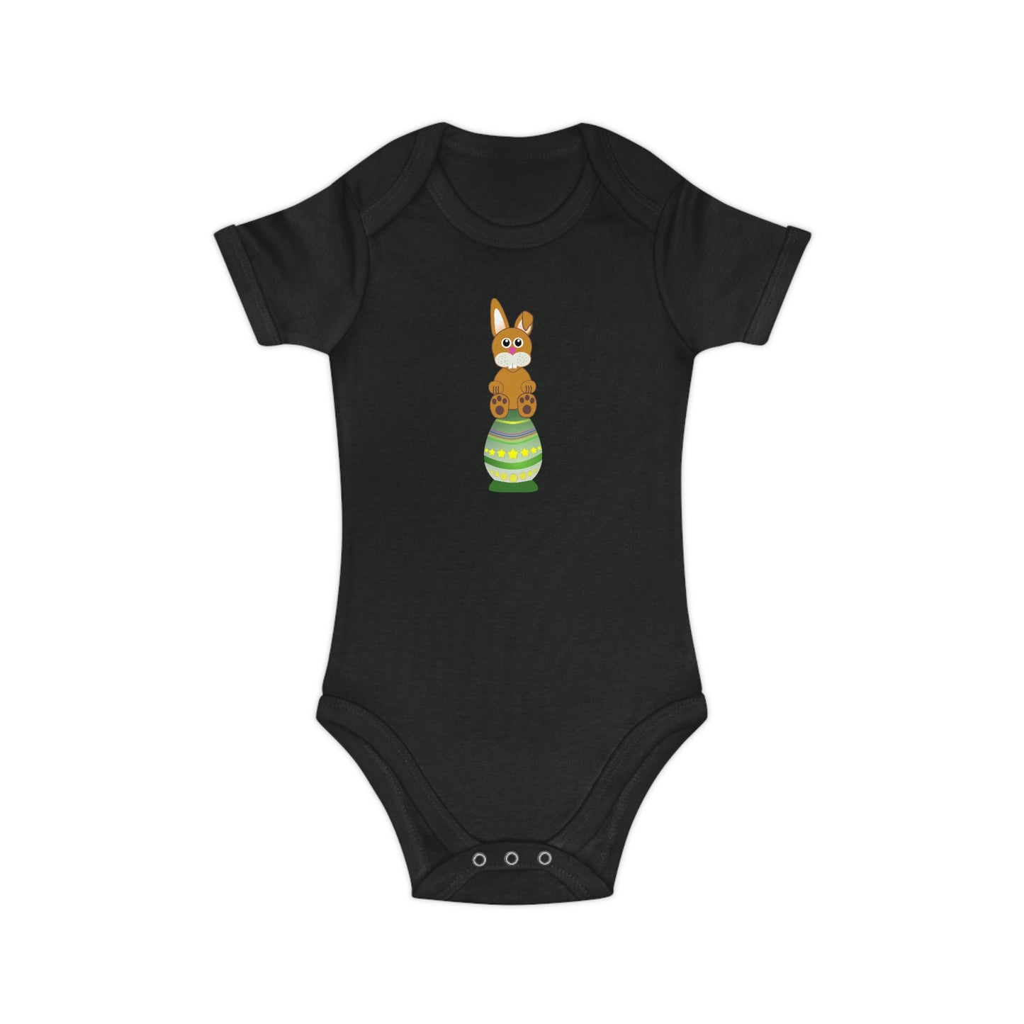 Easter Bunny Combed Cotton Baby Bodysuit