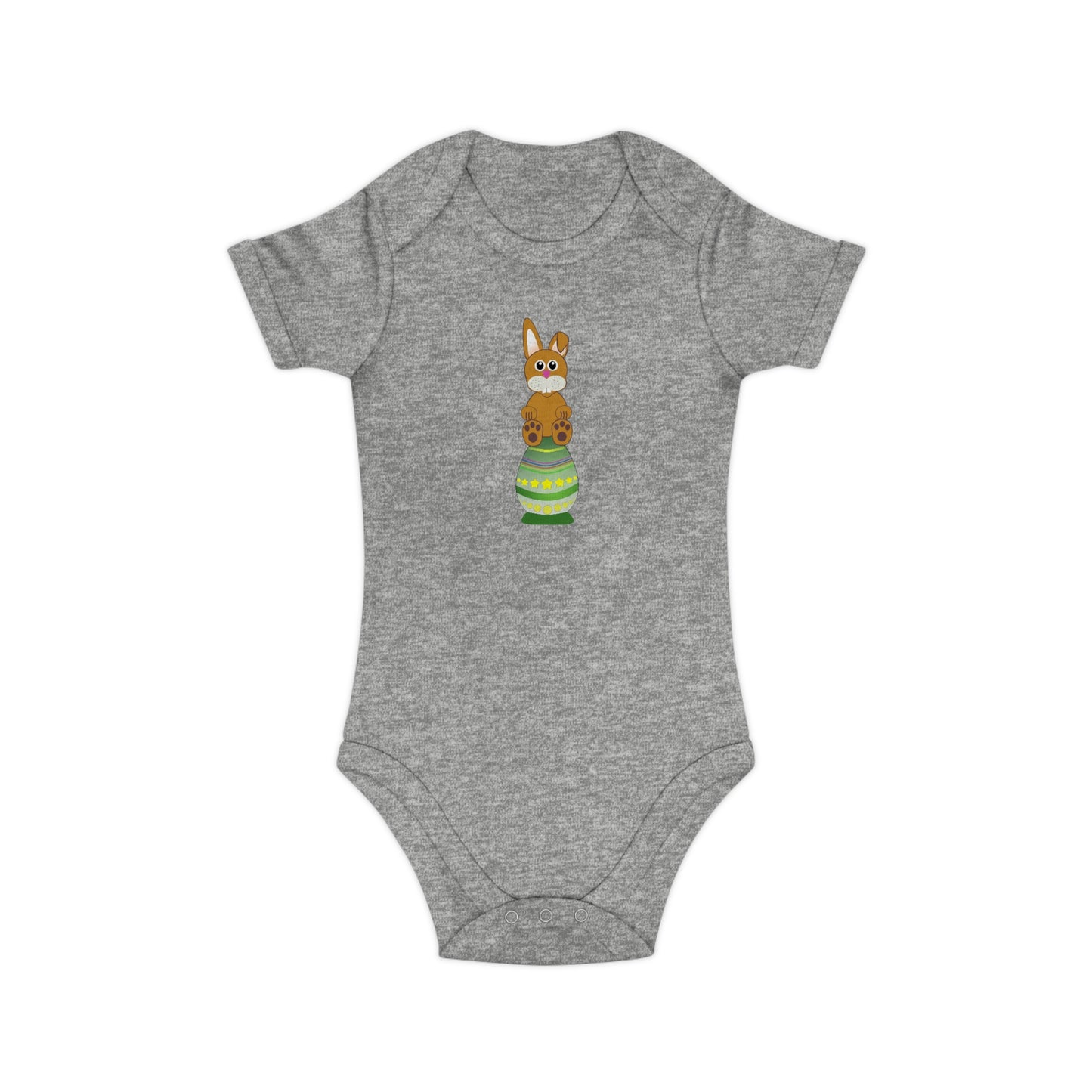 Easter Bunny Combed Cotton Baby Bodysuit