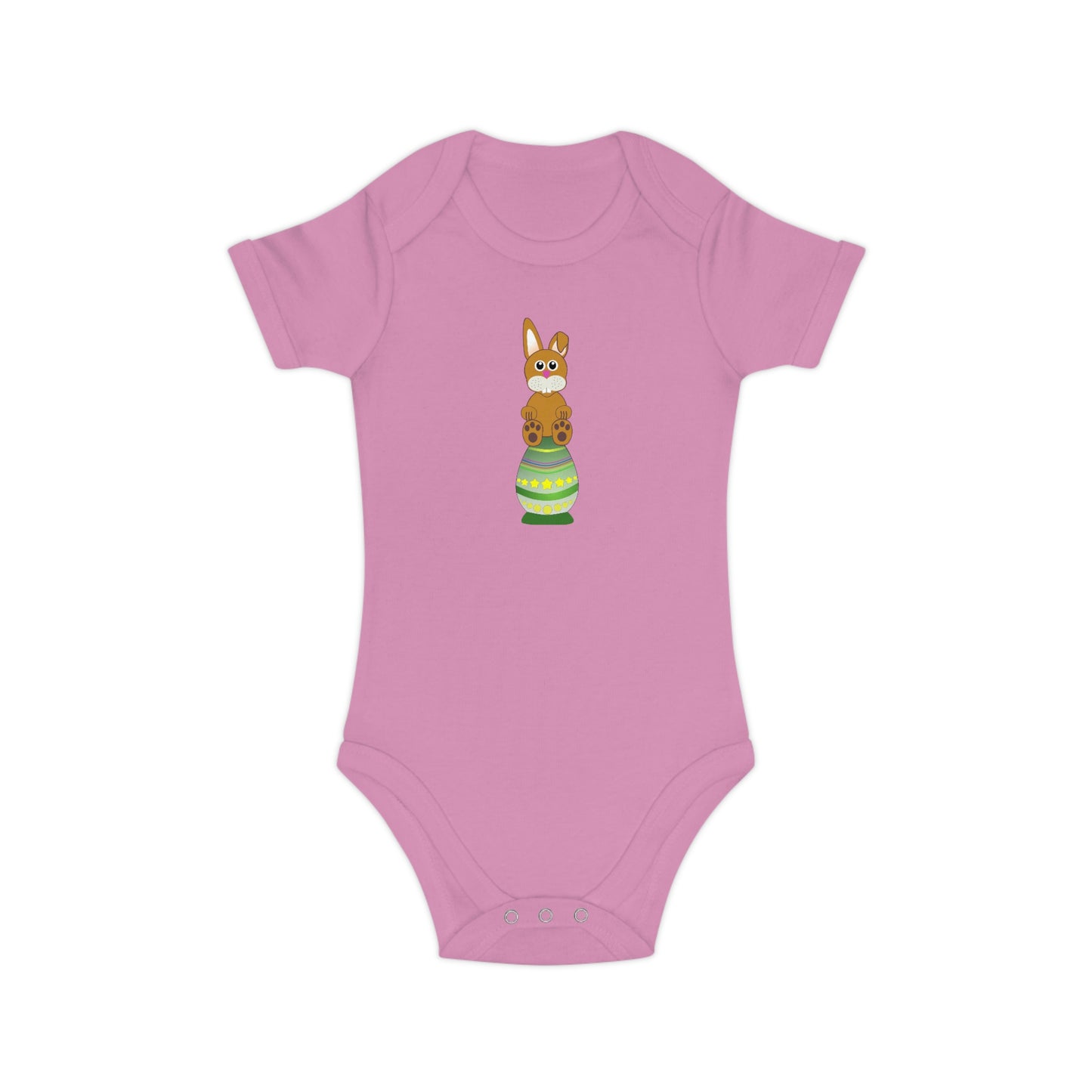 Easter Bunny Combed Cotton Baby Bodysuit