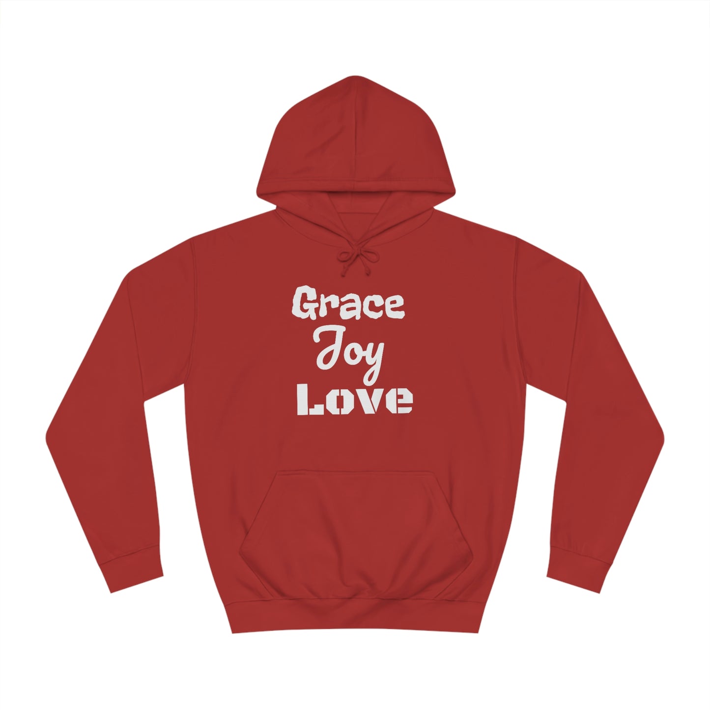 Grace Joy Love Unisex College Hoodie