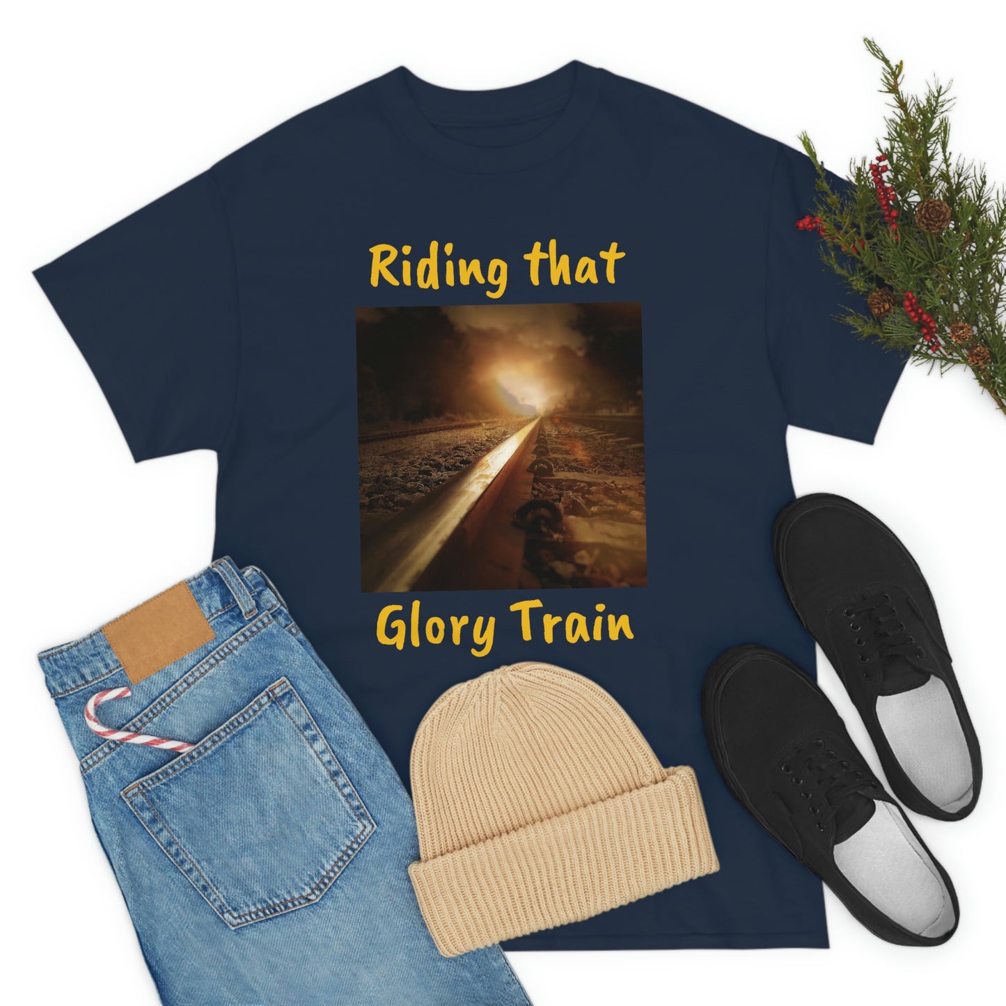 Glory Train Unisex Heavy Cotton Tee