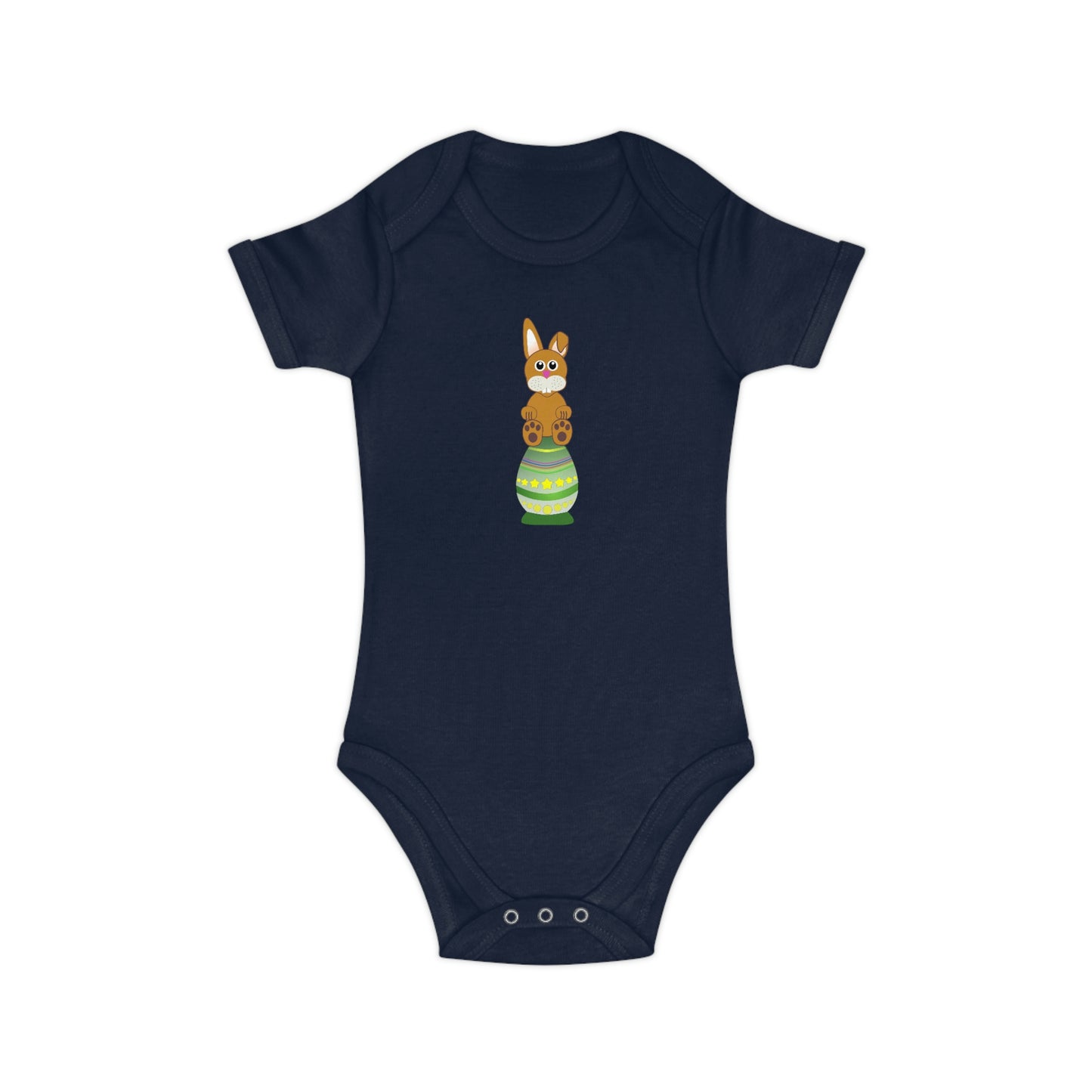 Easter Bunny Combed Cotton Baby Bodysuit